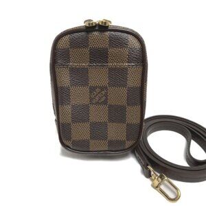 LOUIS VUITTON Authentic Brown Damier Pouch